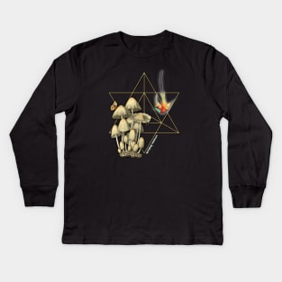 Sacred Geometry Kids Long Sleeve T-Shirt